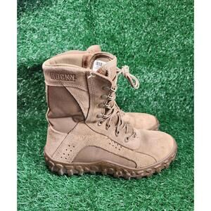 Rocky Sv2 Coyote Boots Men 8 M Suede Special Ops Tactical Combat Military Vibram